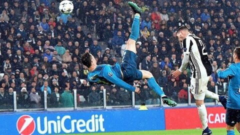 Cristiano Ronaldo là bậc thầy số 1 về kỹ thuật ‘xe đạp chổng ngược’